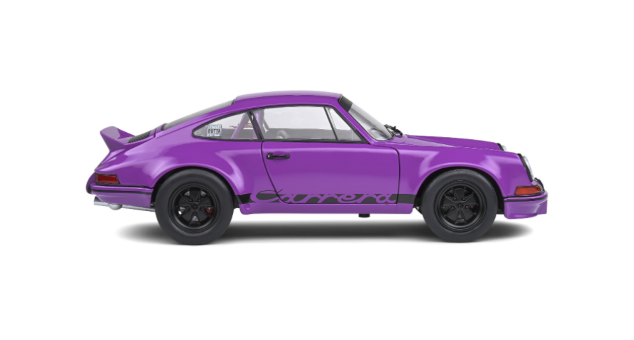 1/18 Solido 1973 Porsche 911 RSR Purple Street Fighter Diecast Car Model