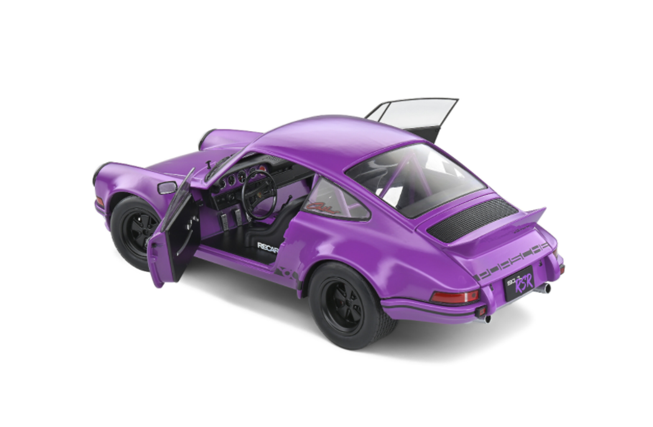 1/18 Solido 1973 Porsche 911 RSR Purple Street Fighter Diecast Car Model