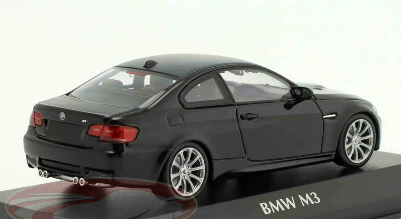 1/43 Minichamps BMW M3 (E92) (Black) Car Model - LIVECARMODEL.com