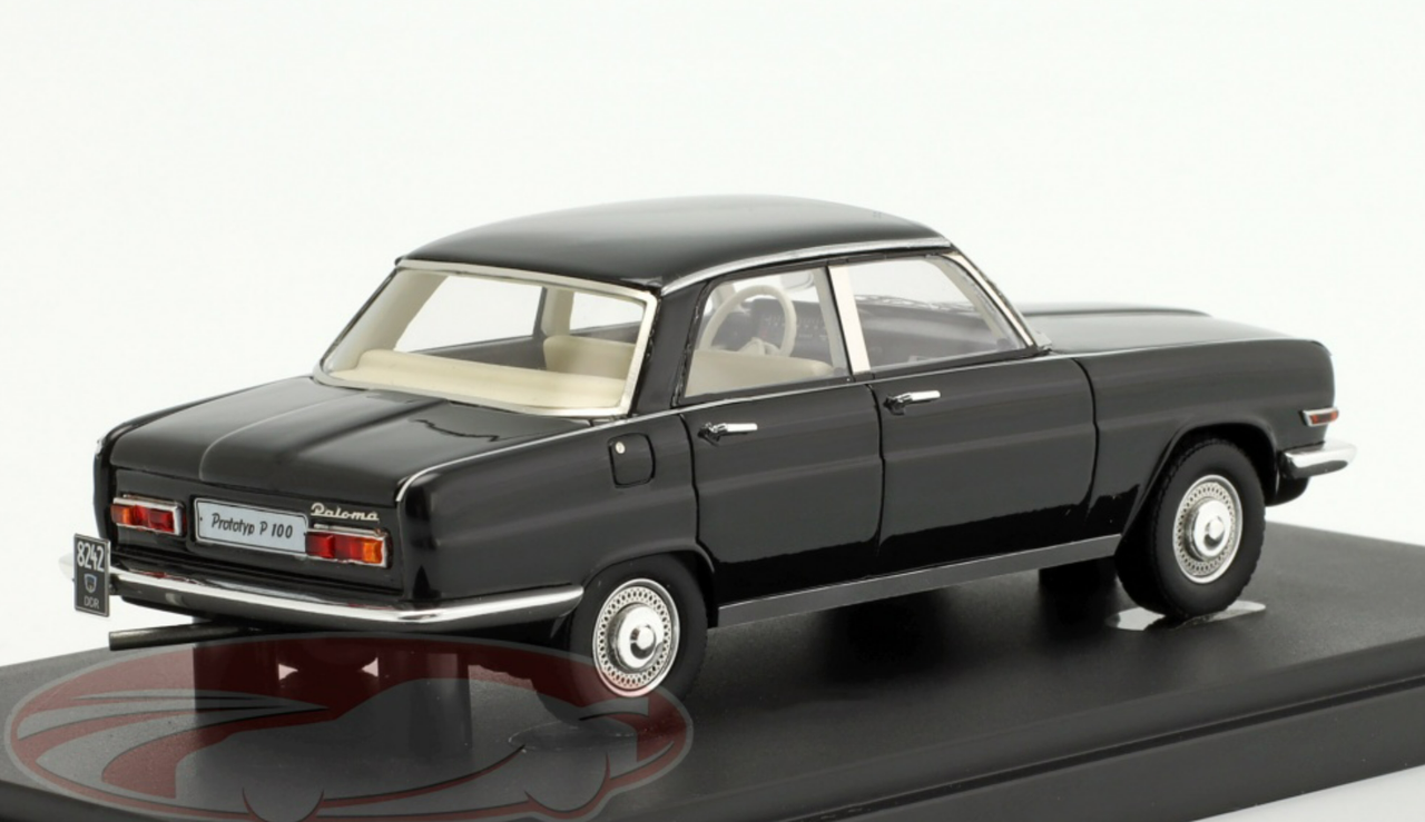1/43 AutoCult 1961 Trabant P100 Paloma (Black) Car Model