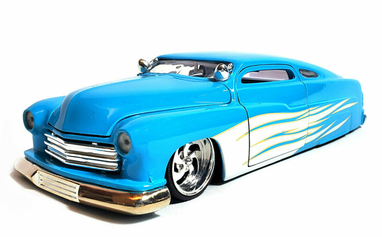 1/24 Jada 1951 Mercury Low Profile (Blue) Diecast Car Model