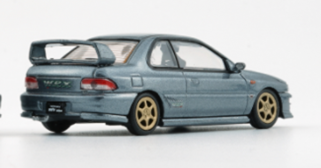 1/64 BM Creations Subaru Impreza WRX Type R 3, 4-6 -Dolphin Grey Diecast  Car Model