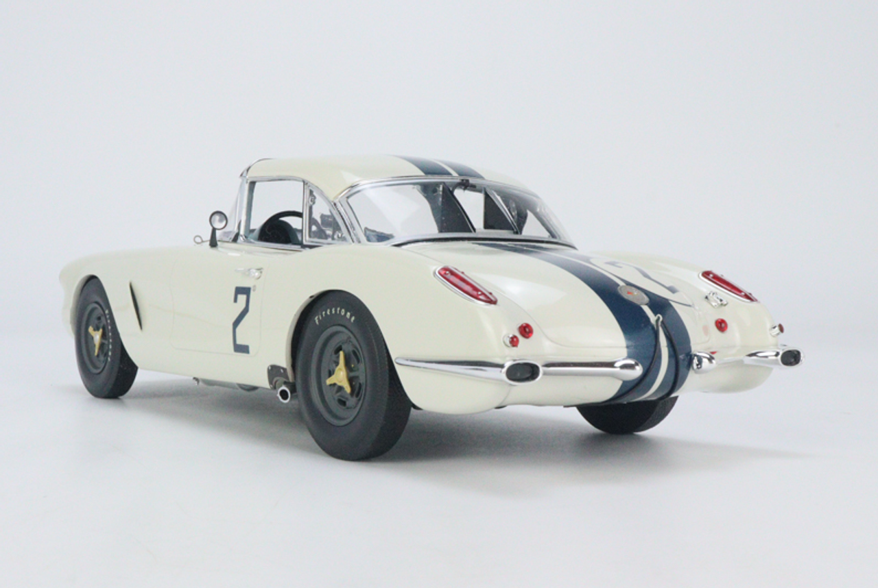  1/18 RAR #2 Cunningham 1960 Chevrolet Corvette-1960 24 Hours of Le Mans 