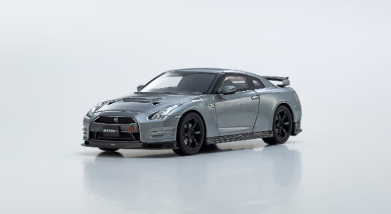 1/43 Kyosho Nissan GT-R R35 NISMO Grand Touring Car Gray Resin Car Model