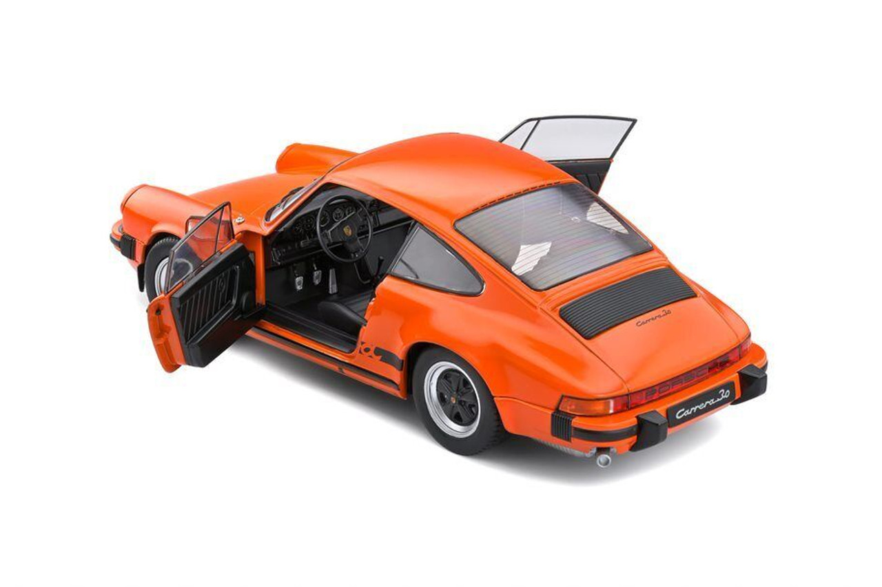  1/18 Solido 1977 Porsche 911 (930) 3.0 Carrera (Orange) Diecast Car Model