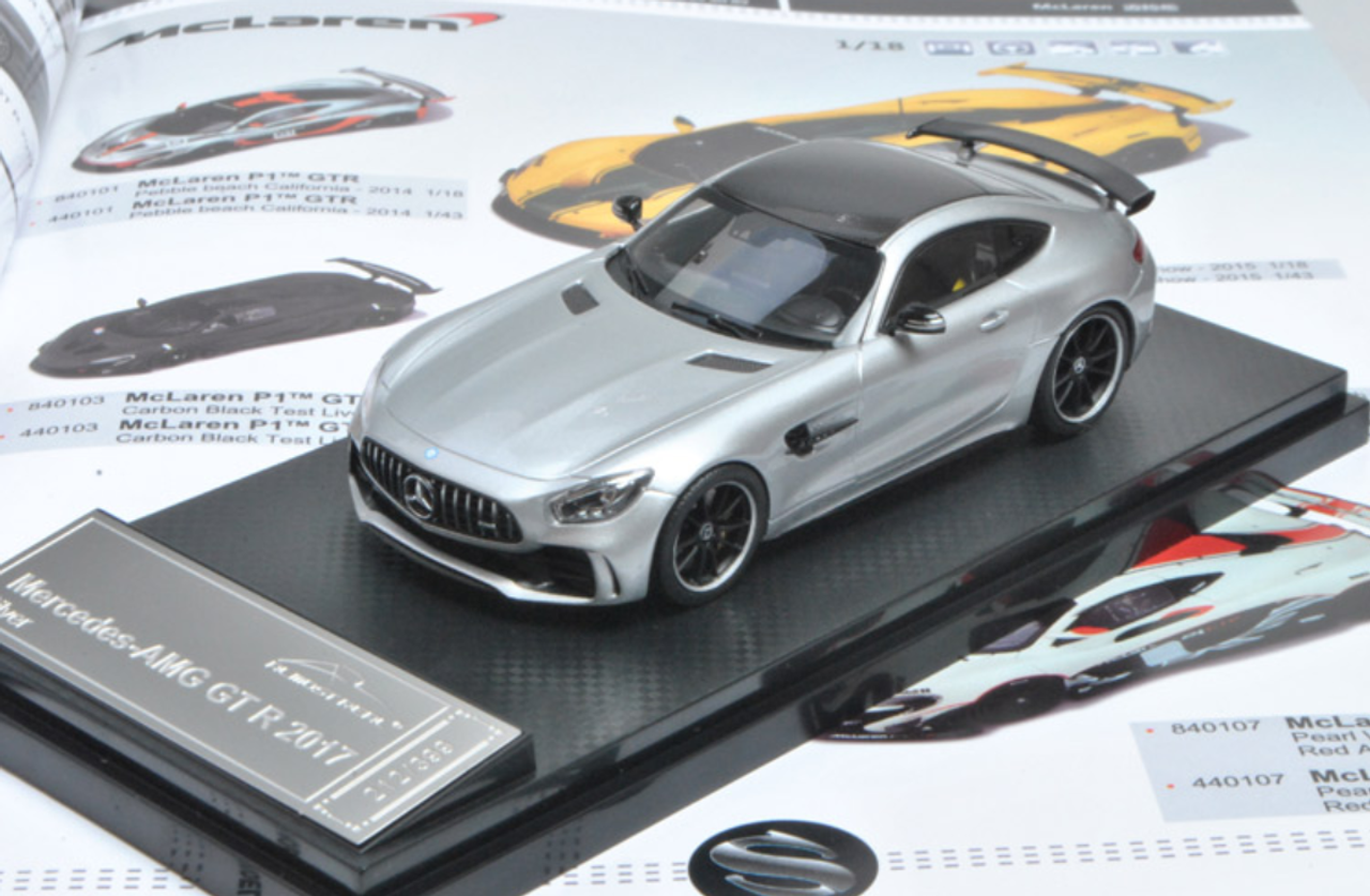 1/43 Almost Real AlmostReal Mercedes-Benz MB AMG GTR GT R (Silver) Diecast Car Model Limited 399