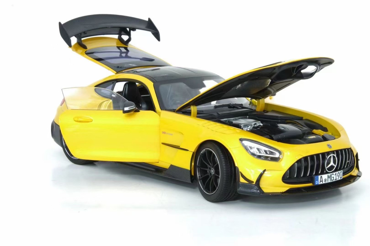 1/18 Norev Mercedes-Benz AMG GTR Black Series (Yellow) Diecast Car Model