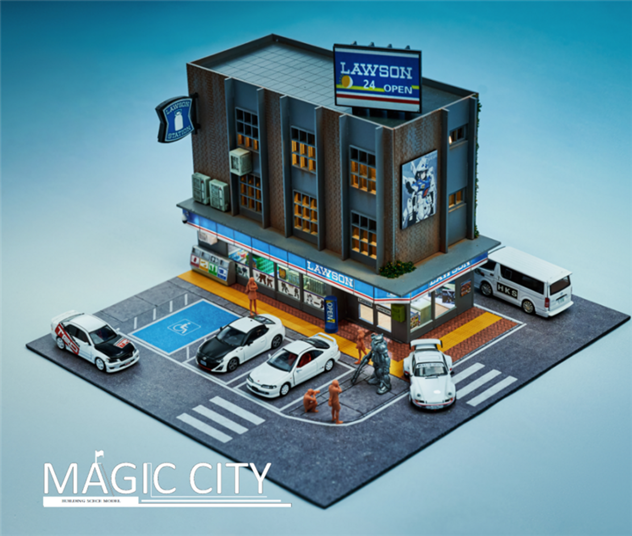 1/64 Magic City Japan Street Lawson Diorama (cars & figures NOT included)