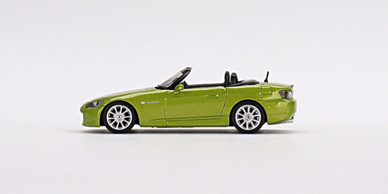  1/64 MINI GT Honda S2000 (AP2) Lime Green Metallic Diecast Car Model
