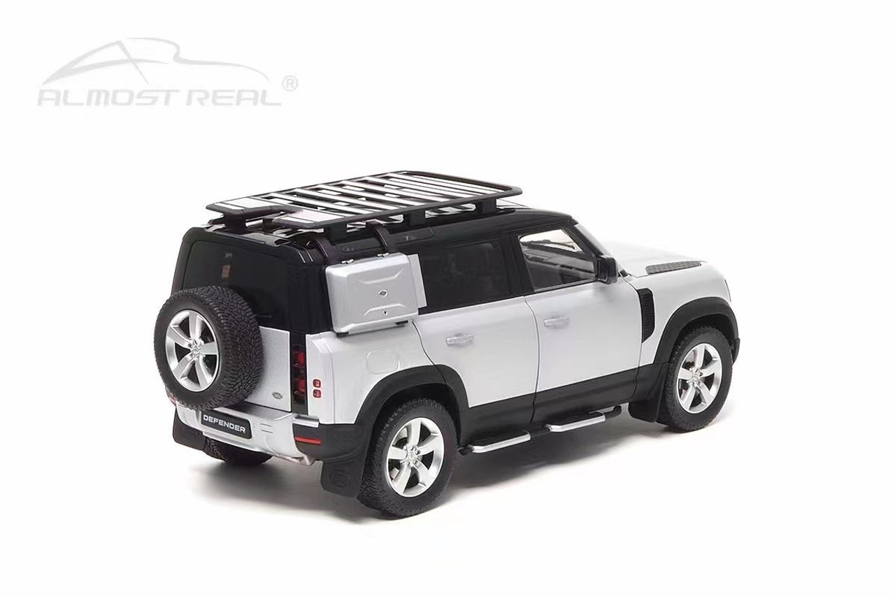 1/18 Almost Real 2020 Land Rover L663 Defender 110 (Satin Indus Silver) Diecast Car Model Limited
