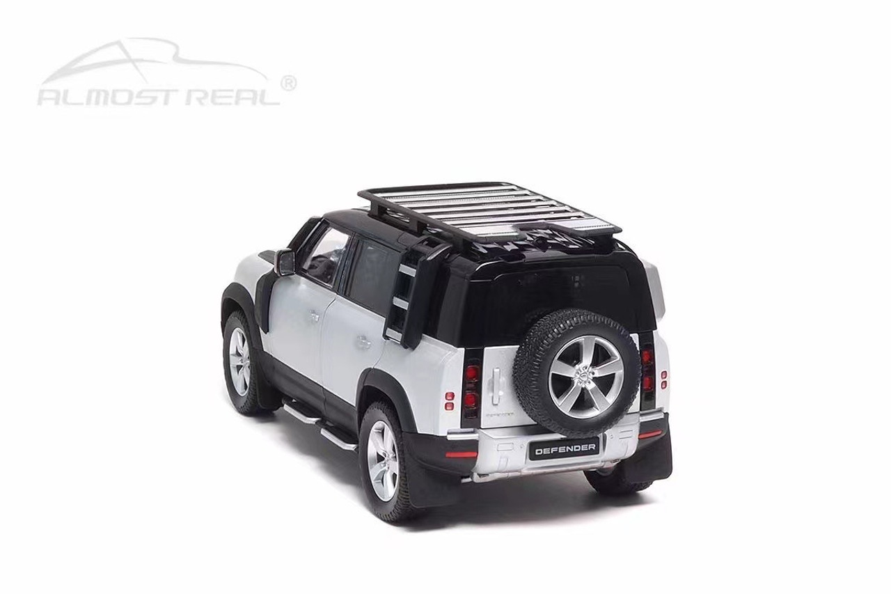 1/18 Almost Real 2020 Land Rover L663 Defender 110 (Satin Indus Silver) Diecast Car Model Limited