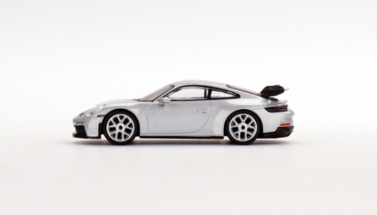 1/64 MINI GT Porsche 911 (992) GT3 GT Silver Metallic Diecast Car 