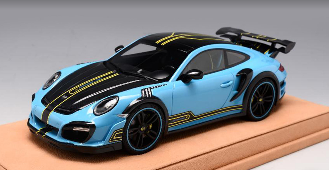 1/18 Porsche 911 991 TECHART GT Street R #1 (Blue) Resin Car Model Limited 50 Pieces