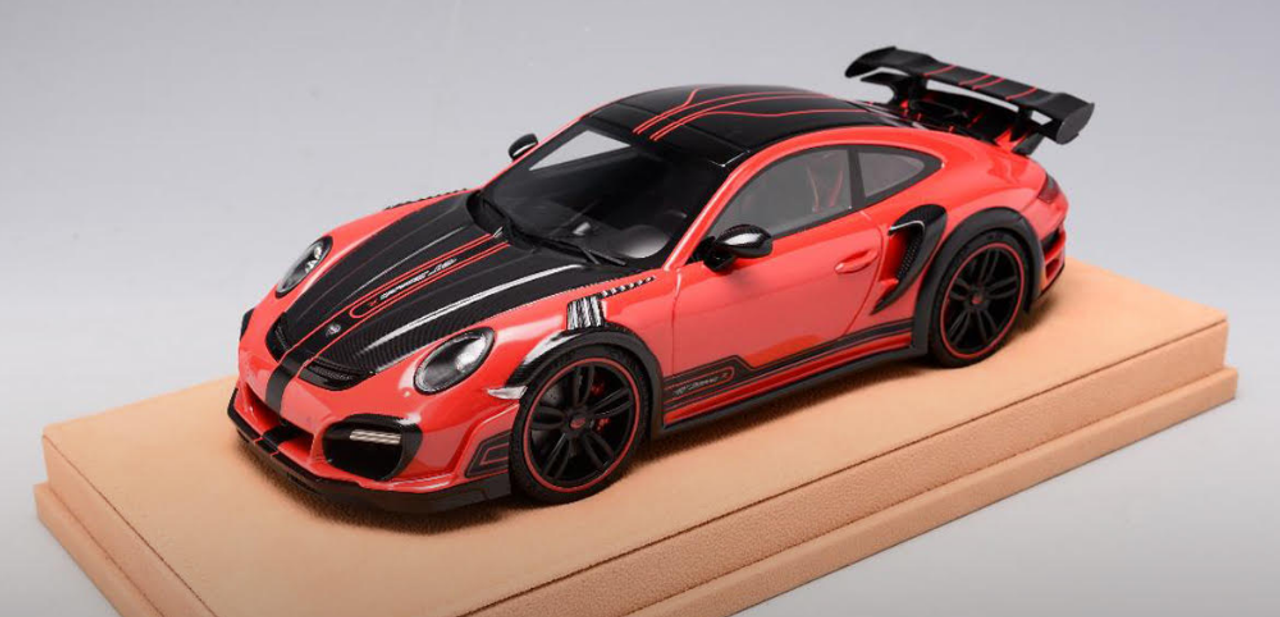 テックアート 特注 1/43 ポルシェ GT Street R (992) 限定 - ミニカー