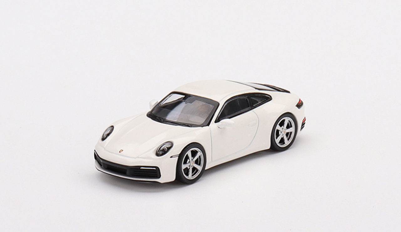 1/64 Mini GT Porsche 911 (992) Carrera S White Diecast Car Model