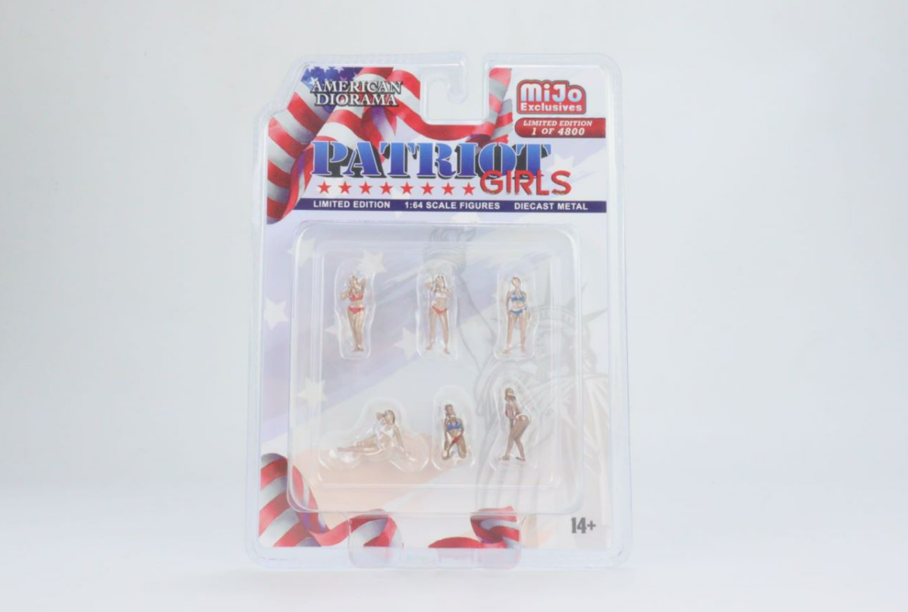 1/64 American Diorama Patriot Girls Figure Set