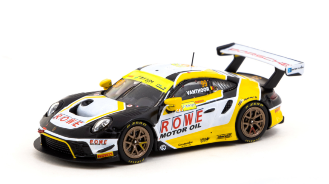1/64 Tarmac Works Porsche 911 GT3 R Macau GT Cup- FIA GT World Cup 2019 Laurens Vanthoor ETA Release Jan 2023 Diecast Car Model