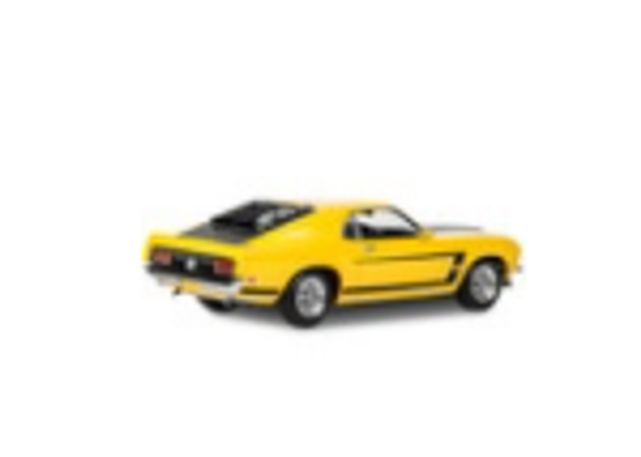 Level 4 Model Kit 1969 Ford Mustang Boss 302 1/25 Scale Model by Revell