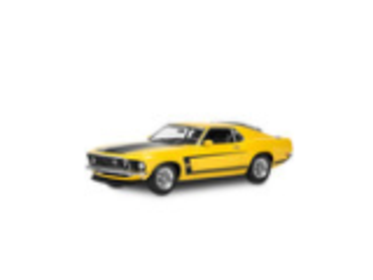 Level 4 Model Kit 1969 Ford Mustang Boss 302 1/25 Scale Model by Revell