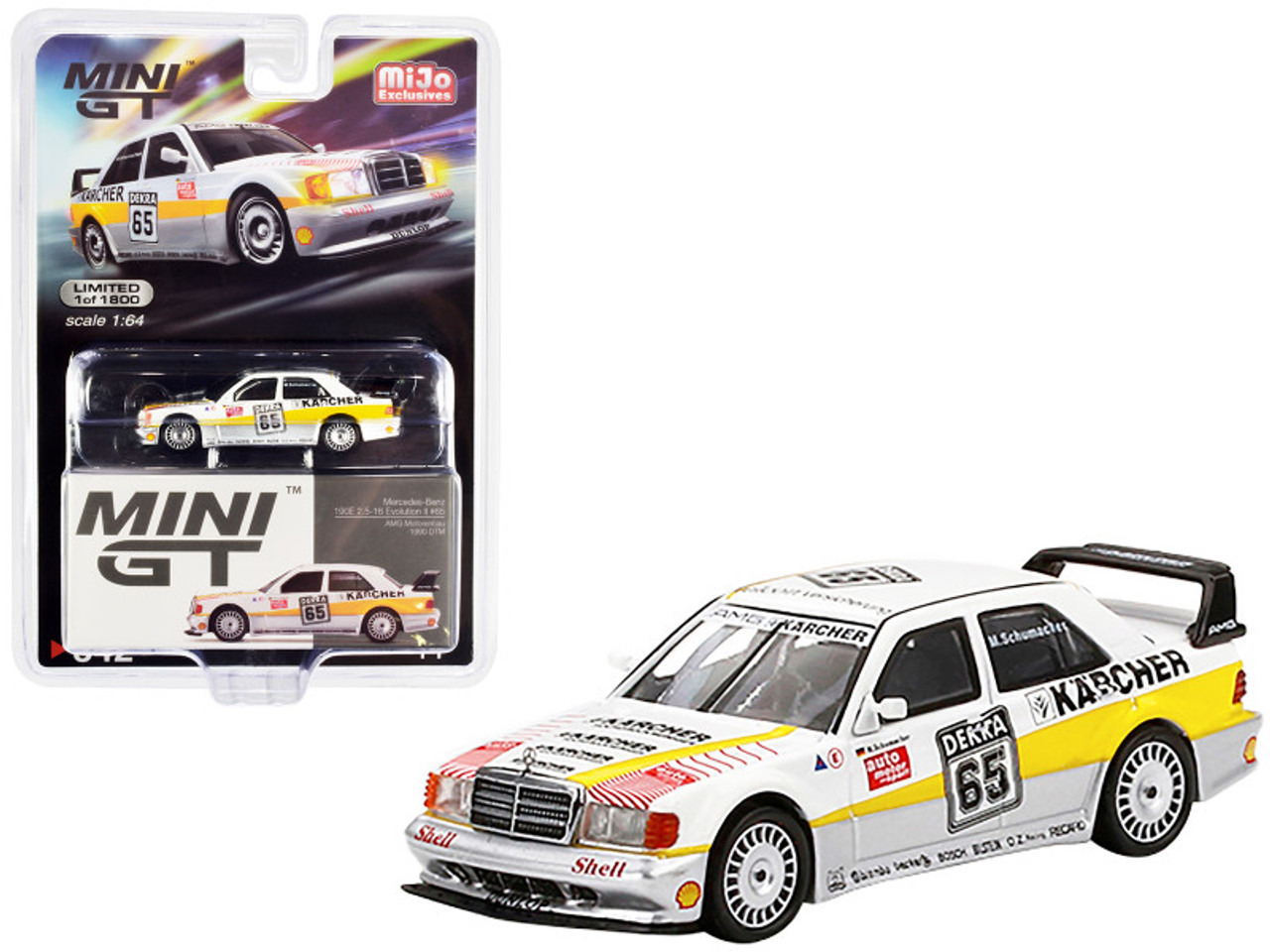 DB EVO 2 Michael Schumacher DTM 90 ミニカー Mercedes-Benz