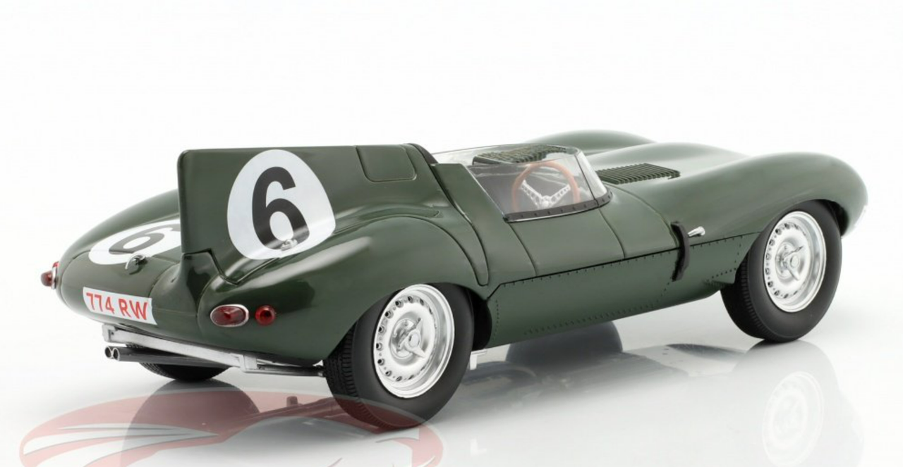 1/18 CMR 1955 Jaguar D-Type #6 Winner 24h LeMans Jaguar Cars Ltd. Mike Hawthorn, Ivor Bueb Car Model