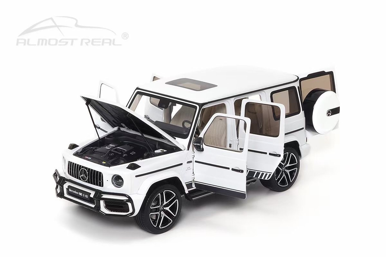 1/18 Almost Real Mercedes-Benz G-Class G63 AMG (White) Car Model 