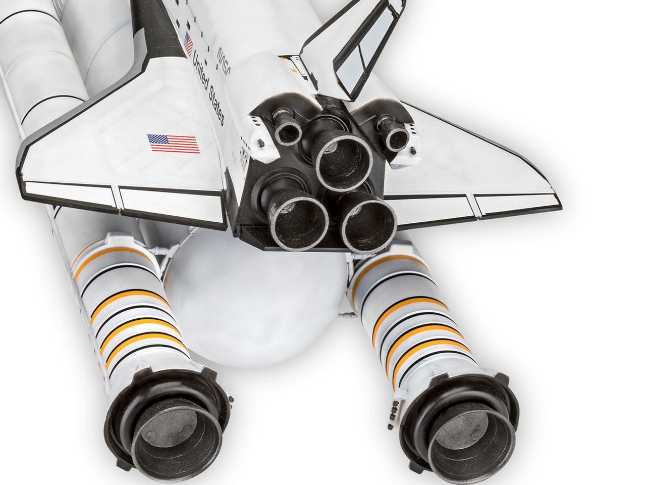 1/114 Revell Level 5 Model Kit NASA Space Shuttle 40th Anniversary with Booster Rockets Model