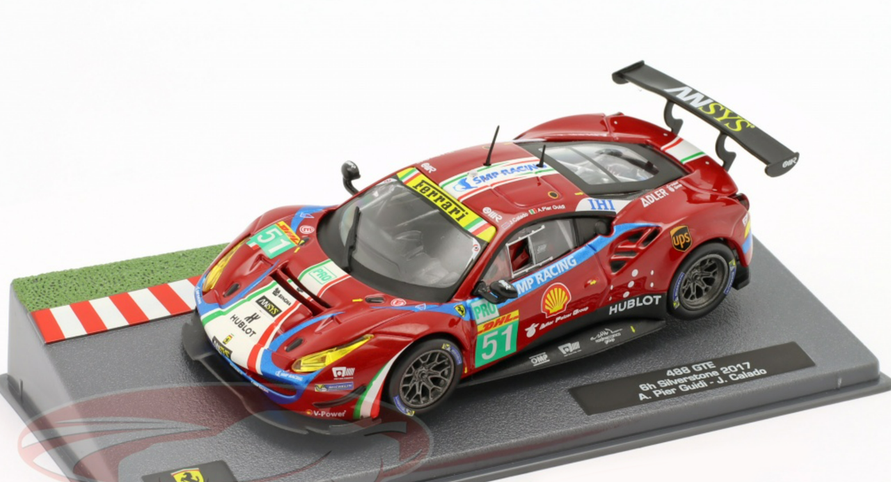 Miniature Altaya 1/43 Ferrari 488 GT3 #50, 24h Spa-Francorchamps 2017