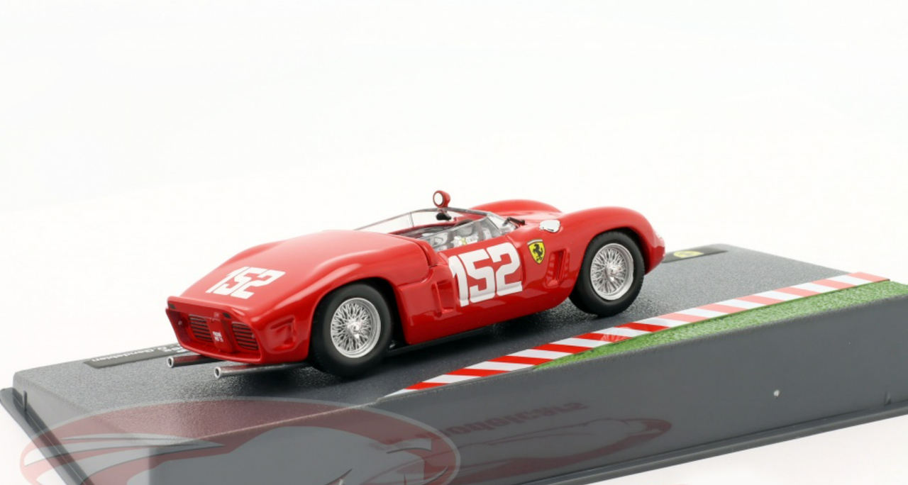 1/43 Altaya 1962 Ferrari 246 SP #152 Winner Targa Florio SEFAC Ferrari Willy Mairesse, Ricardo Rodríguez, Olivier Gendebien Car Model