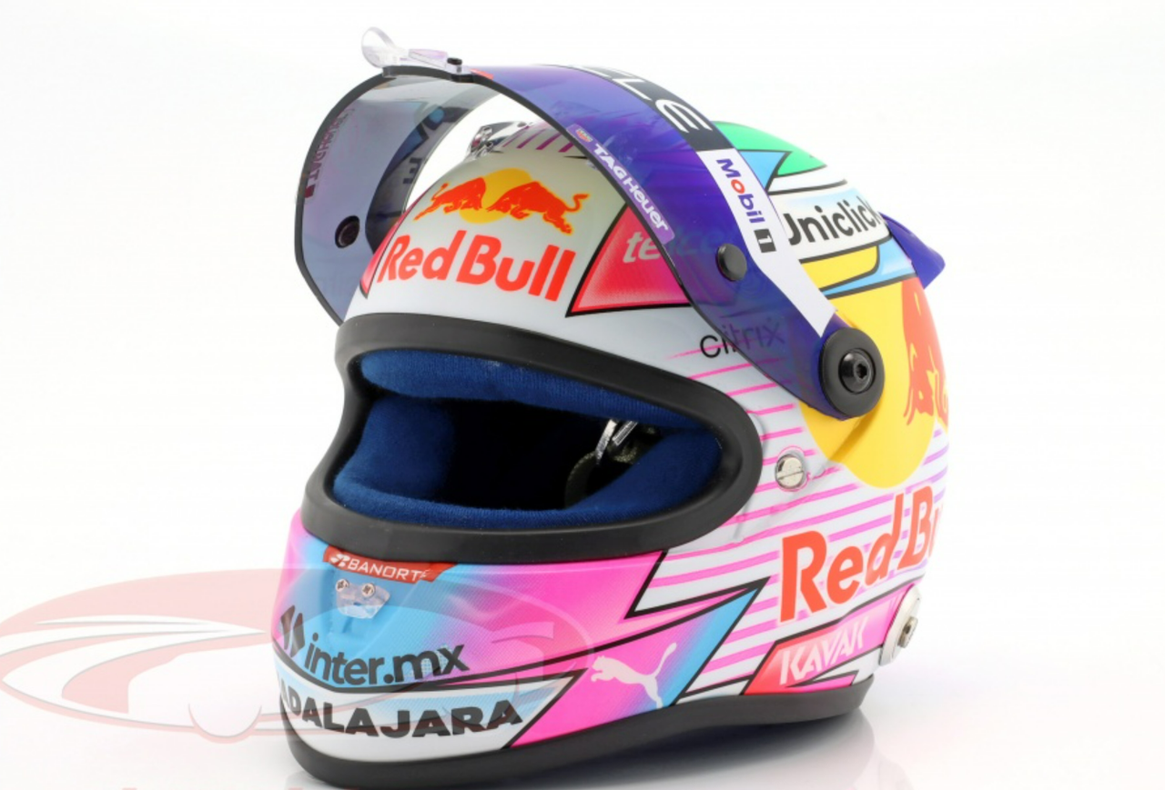 1/2 Schuberth 2022 Sergio Perez #11 Oracle Red Bull Racing Miami GP Formula 1 Helmet Model