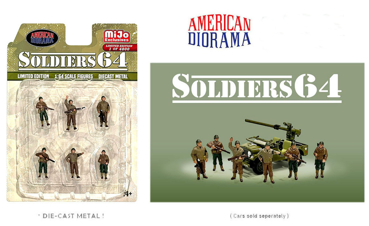 1/64 American Diorama Soldier64 Figure Set