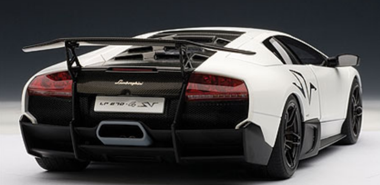 1/18 AUTOart Lamborghini Murcielago LP670-4 (Bianco Canopous Mattd White) Car Model