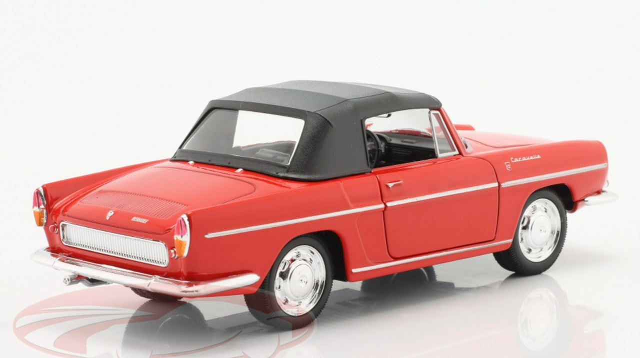 1/24 Welly 1959 Renault Caravelle Closed Top (Red) Diecast Car Model