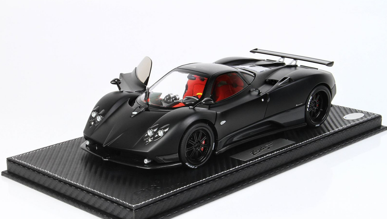 1/18 BBR 2005 Pagani Zonda F (Matte Black) Diecast Car Model Limited 50 Pieces