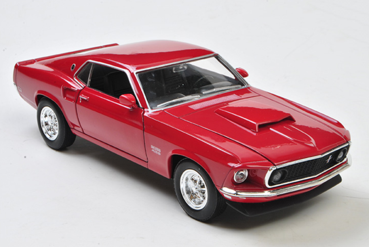 1/24 Welly FX 1969 Ford Mustang Boss 429 (Red) Diecast Car Model