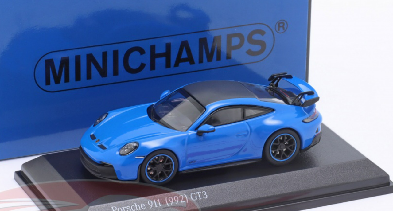 1/64 Minichamps 2021 Porsche 911 (992) GT3 (Shark Blue) Car Model ...