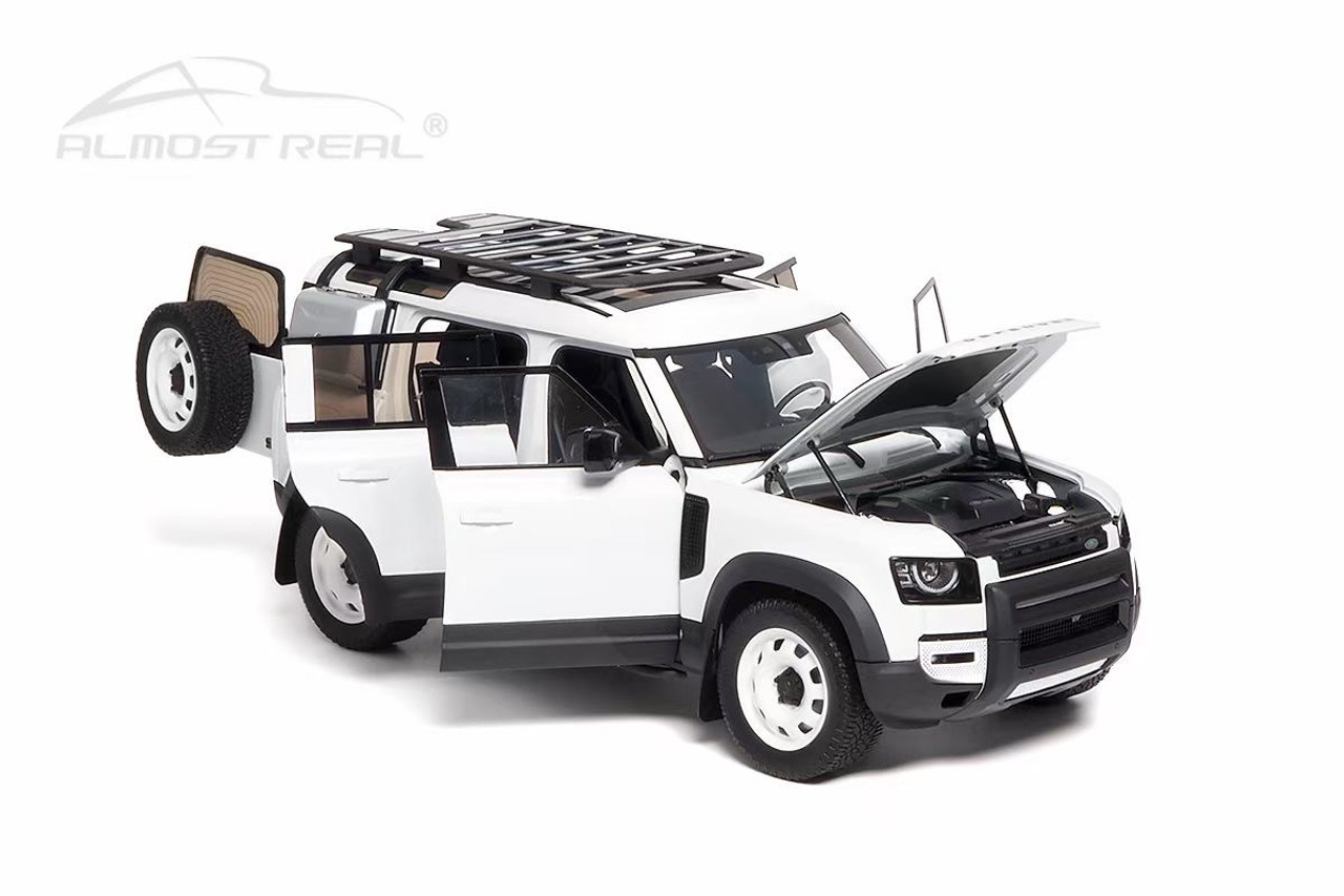 1/18 Almost Real Land Rover L663 Defender 110 (White) North America Edition Diecast Car Model Limited