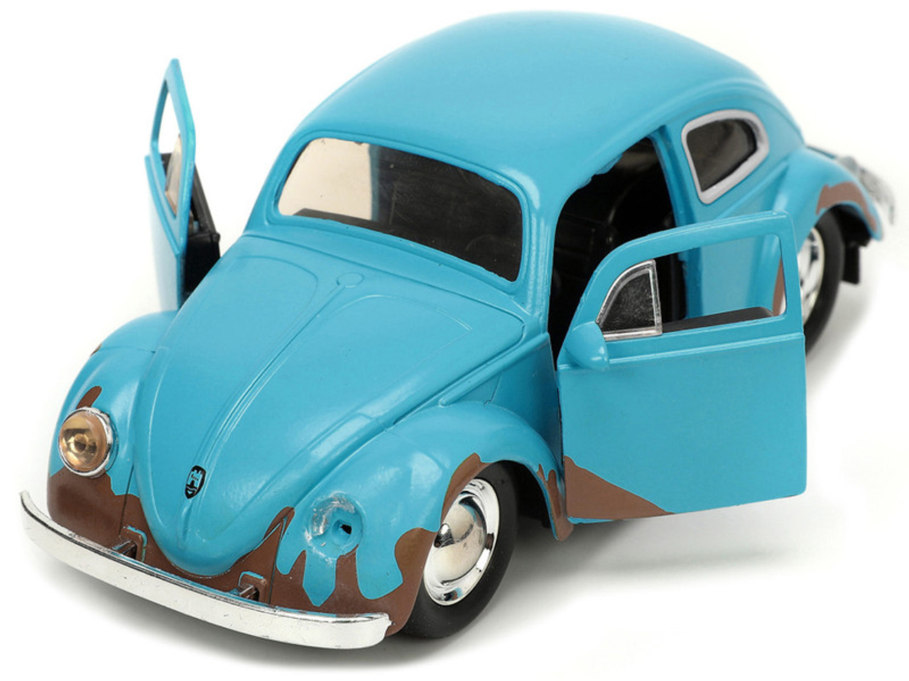 1/32 Jada Volkswagen Beetle (Blue with Dirt) and Stitch