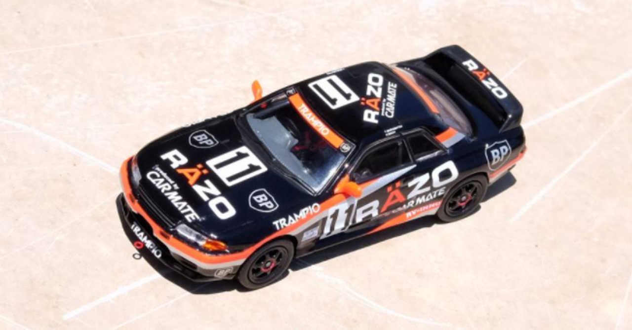 1/64 INNO NISSAN SKYLINE GT-R (R32) #11 "RAZO TAMPIO" Japan Super N1 Endurance Race 1994 Diecast Car Model 