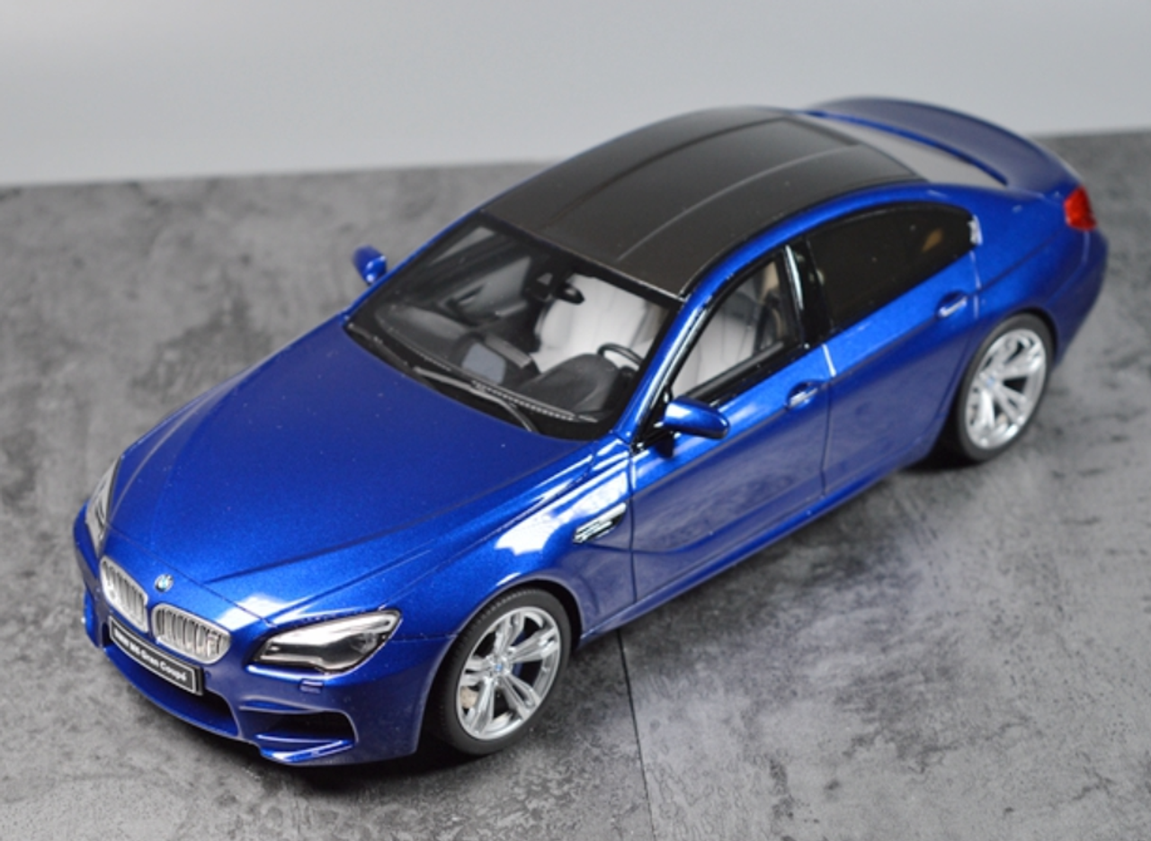 Genuine BMW 1:18 BMW M6 Coupe Scale Model - Blue