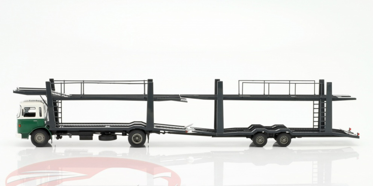 1/43 Ixo 1970 M.A.N. Car Transporter with Trailer Diecast Car Model