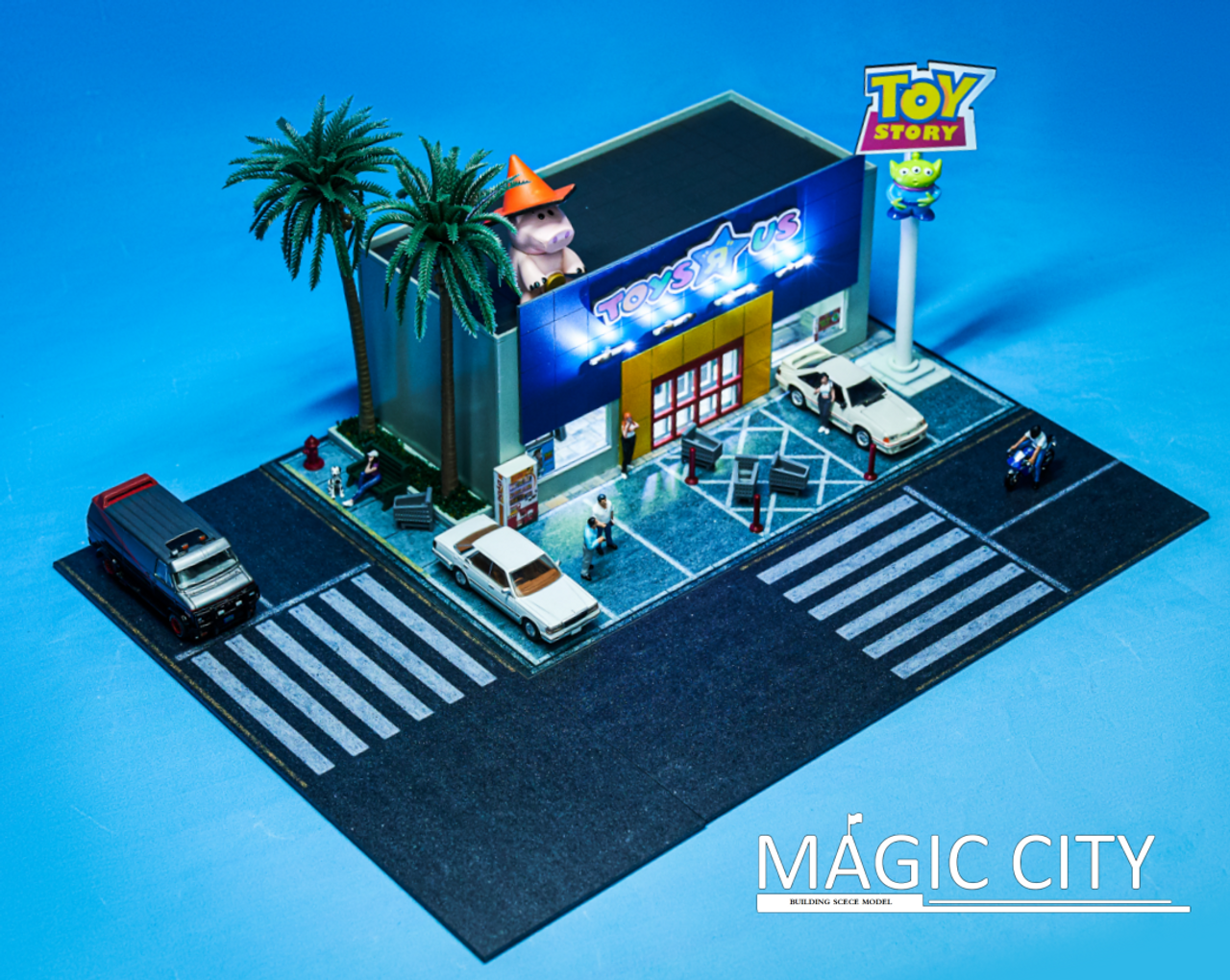 1/64 Magic City Toys“R”Us Store Diorama (cars & figures NOT included)