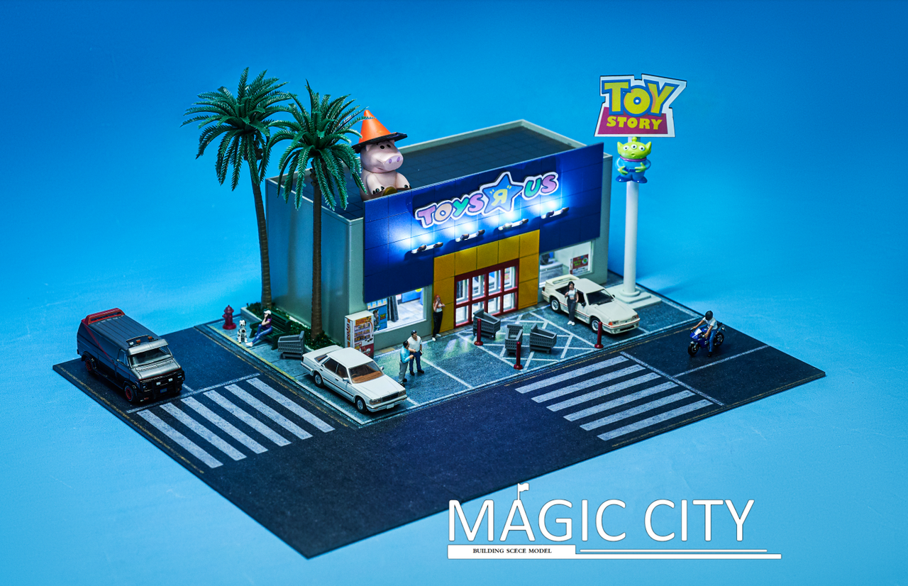 1/64 Magic City Toys“R”Us Store Diorama (cars & figures NOT included)