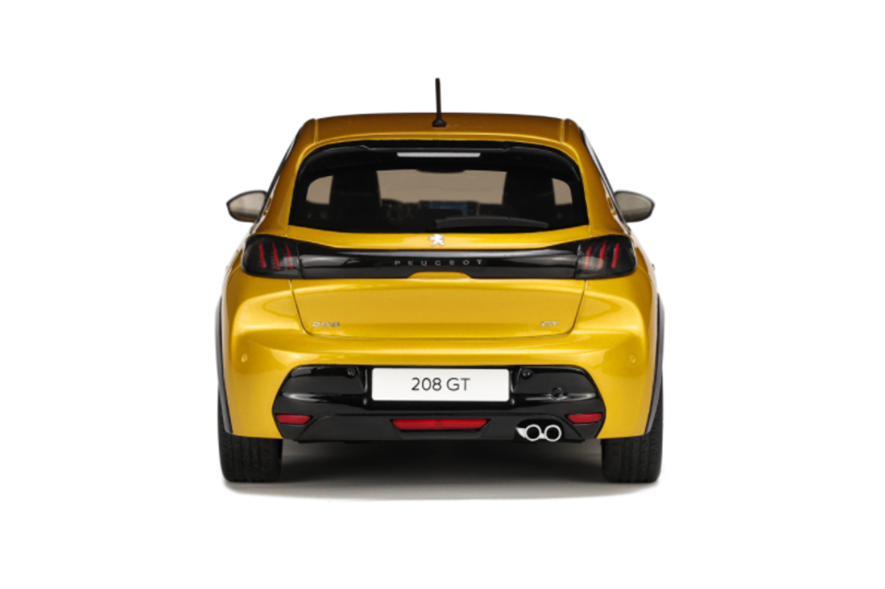 1/18 OTTO Mobile Peugeot 208 GT Jaune Faro Resin Car Model