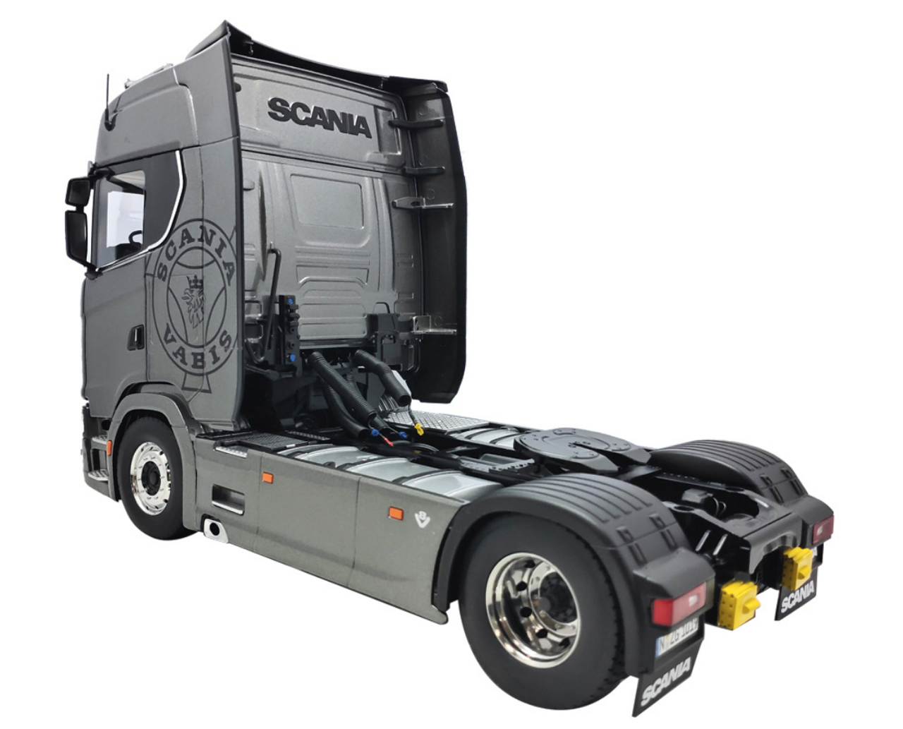 【価格買取】NZG 1/18 Scania V8 730S black スカニア　トランスポーター　キャリアカー 建設車両、作業車