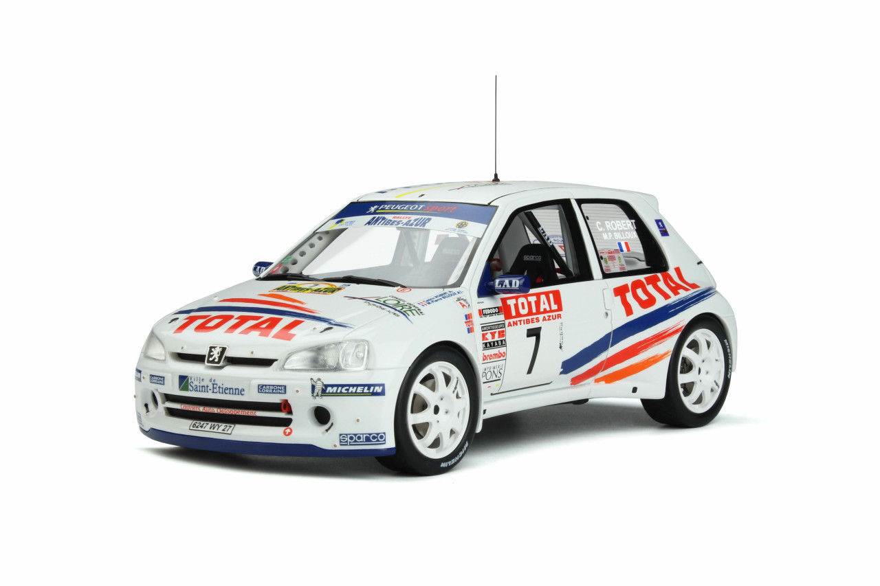 1/18 OTTO Peugeot 106 Maxi Rallye d'Antibes Resin Car Model