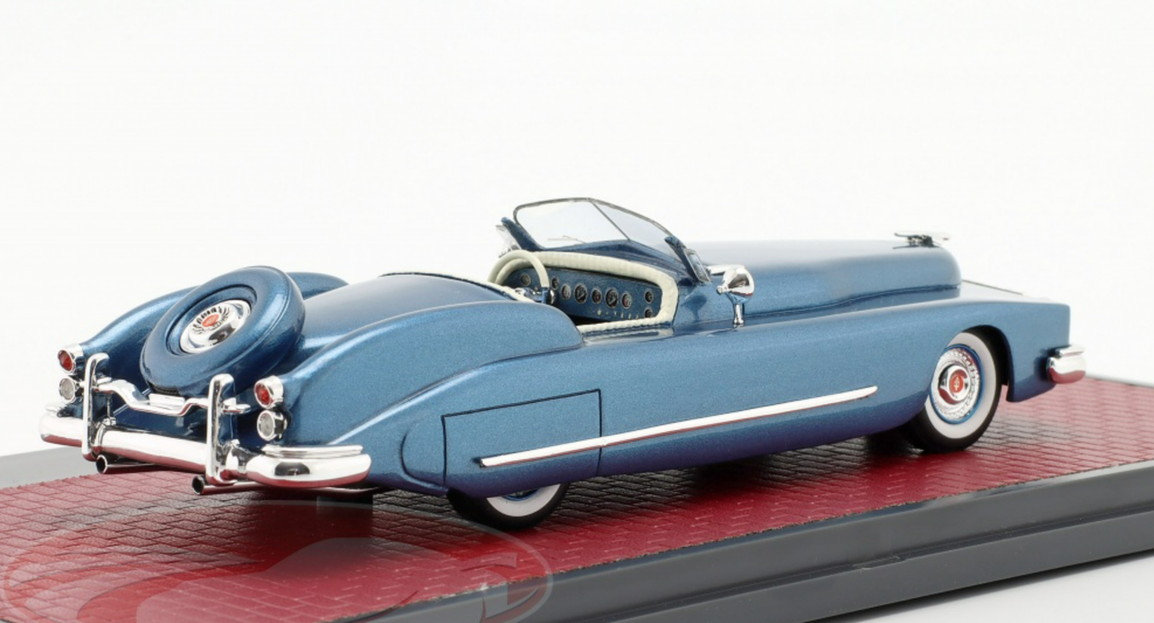 1/43 Matrix 1950 Mercury Templeton Saturn Bob Hope Special (Blue Metallic) Car Model