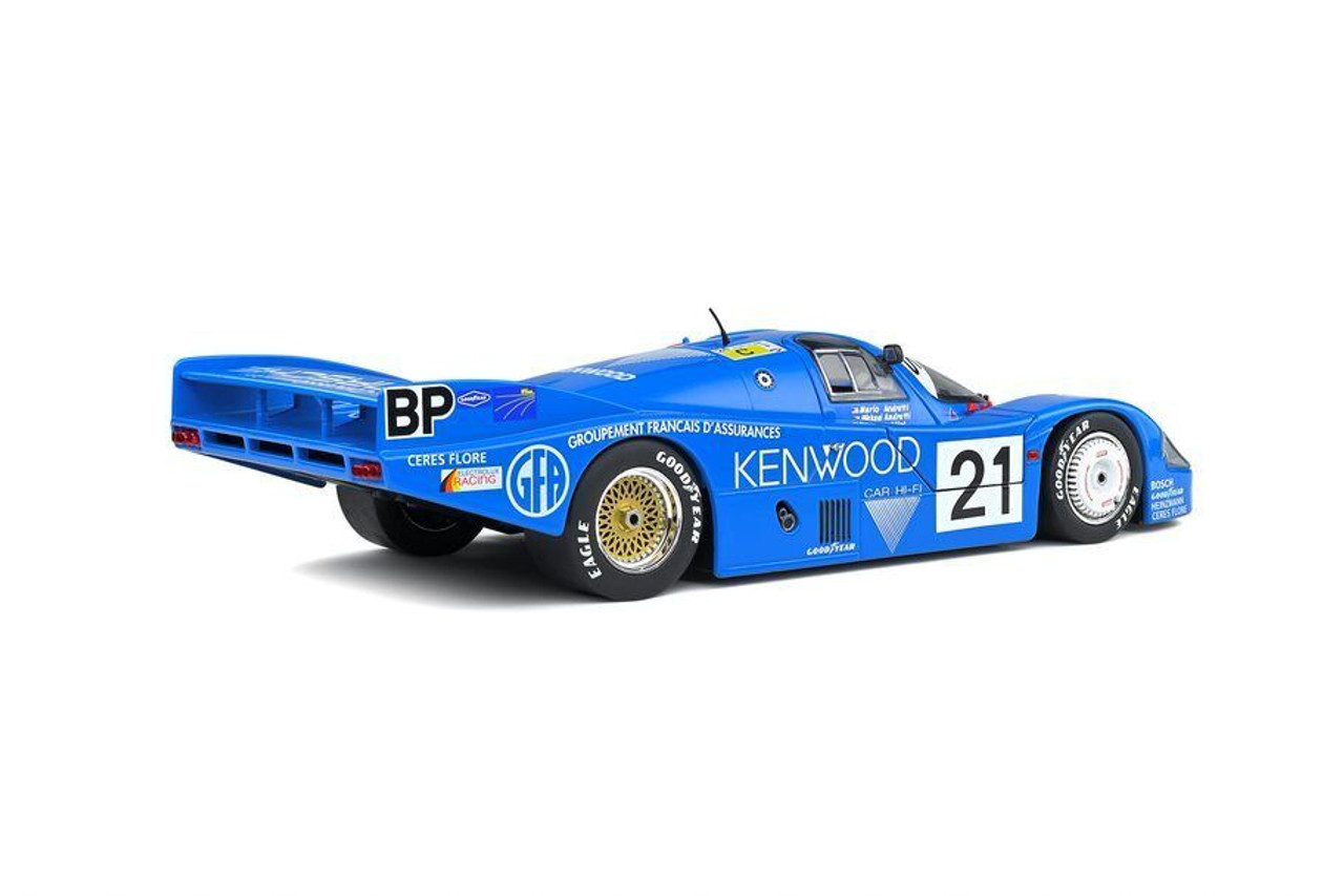 1/18 Solido 1983 Porsche 956LH #21 3rd 24h LeMans Porsche Kremer Racing Mario Andretti, Michael Andretti, Philippe Alliot Diecast Car Model