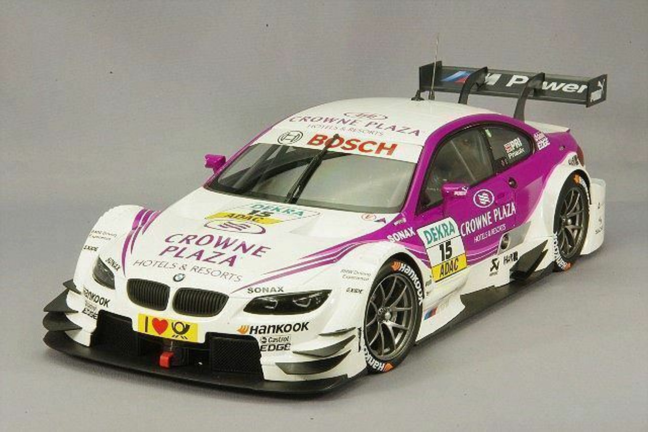 1/18 Minichamps BMW E92 M3 DTM Team RBM Andy Priaulx #15 Diecast Car Model