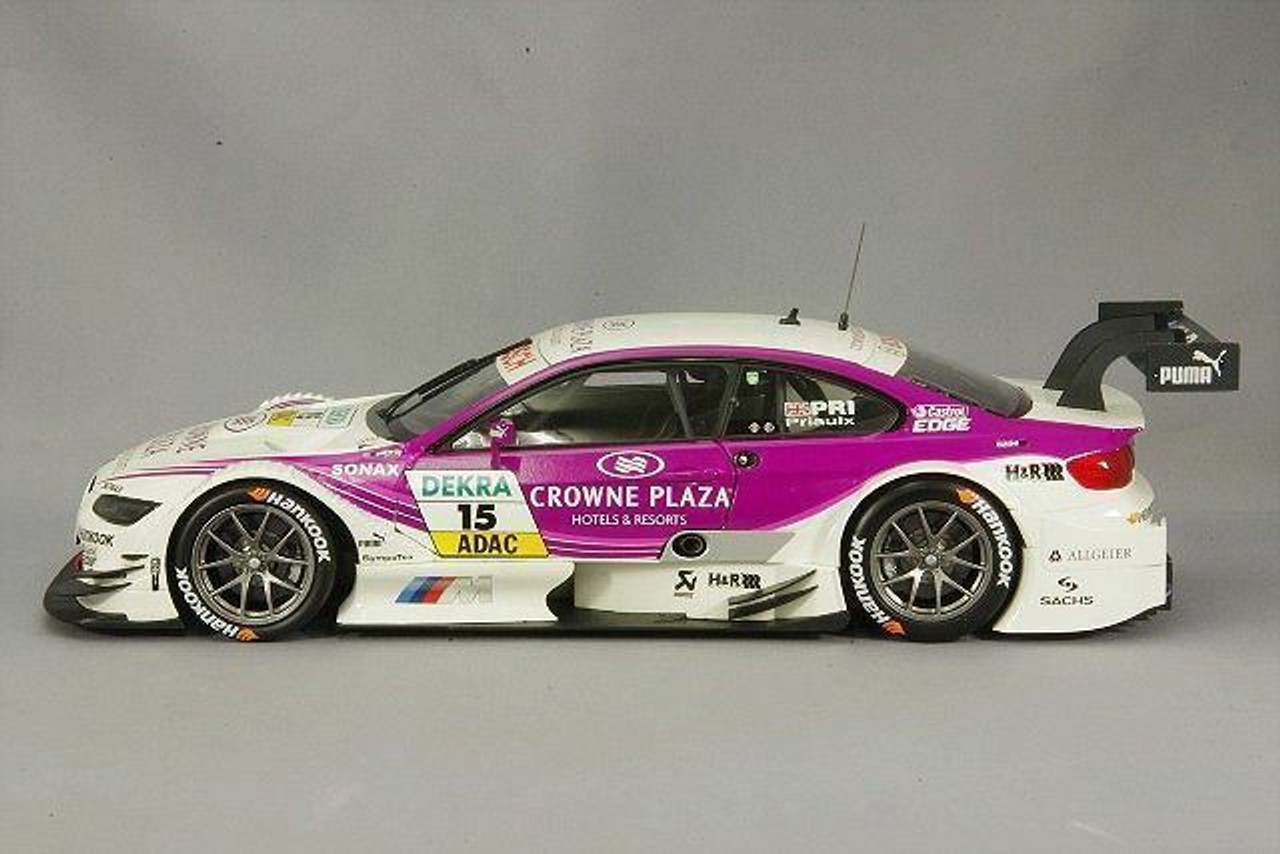 1/18 Minichamps BMW E92 M3 DTM Team RBM Andy Priaulx #15 Diecast